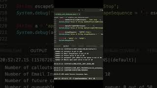 Escape Sequence in a String sfdcstop salesforcedeveloper coding salesforceadmins programming [upl. by Redvers]