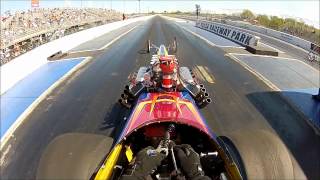 Coker amp Ussery  Southwest Junior Fuel Assoc  2012 Nitro Nationals  Tulsa Raceway Park [upl. by Fiske]