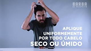 Como usar pomada para cabelo efeito seco  Barba de Respeito [upl. by Greenstein]