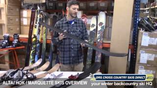 Altai Hok Marquette SkiSnowshoe Hybrids Review amp Comparison  ORS Cross Country Skis Direct [upl. by Eiuqram]