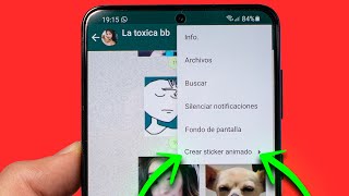 Como HACER STICKERS que se MUEVEN en WHATSAPP ✅ [upl. by Yarezed]