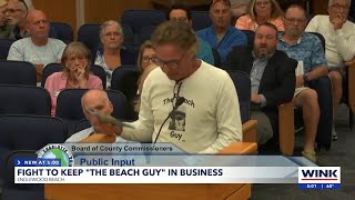 Residents rally for Englewood Beach Guy at commission meeting [upl. by Aundrea]