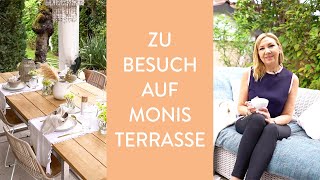 Terrasse gestalten Interior Expertin zeigt wie es geht  Monis Zuhause  Teil 2 [upl. by Aelyak164]