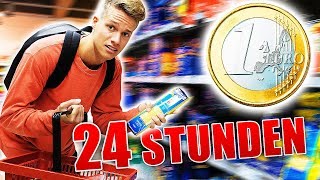 24 Stunden mit 1€ überleben [upl. by Nosauq]