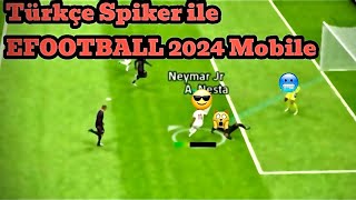 Kaçtı 😁🤣❤️ EFOOTBALL Mobile 2024 Türkçe Spiker Bölüm 27 [upl. by Hawthorn602]