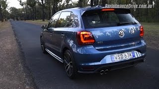 2015 Volkswagen Polo GTI DSG 0100kmh amp engine sound [upl. by Samp138]