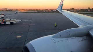 WestJet Boeing 737700 Dusk Departure from Montréal Trudeau  Takeoff Roar amp Sunset [upl. by Eeresid799]