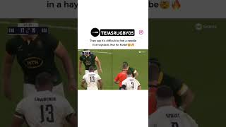 Always makes it look easy 😮‍💨 rugby sports worldrugby worldcup southafrica rugbyx rwcfinal [upl. by Gannie]