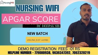 APGAR SCORE PEDIA BY DEEPAK SIR [upl. by Cavil]