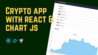 Build Crypto App With React Chart jS amp Coingecko API [upl. by Templia]