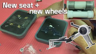 How to replace Seat  Seat Roller of Concept 2 Rower Model E D amp C [upl. by Calbert323]