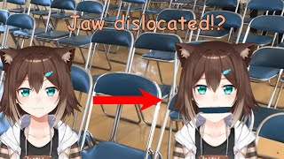 A vtuber dislocated her jaw while singing 【Fumino Tamaki】【ENG SUB】 [upl. by Anna-Maria]