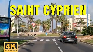 saint cyprien 4k  Driving French region [upl. by Klecka369]