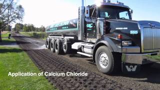 Road Recycling with Calcium Chloride  Whitley County [upl. by Congdon]