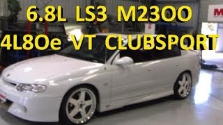 SUPERCHARGED STROKED LS3 VT CLUBSPORT [upl. by Cedric343]