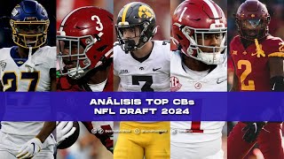 Análisis TOP CBs NFL Draft 2024 [upl. by Nikolia814]