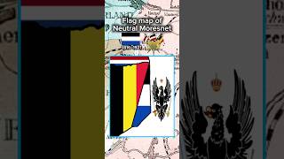 Flag map of Neutral Moresnet [upl. by Lilli]