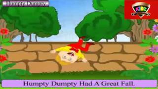 Humpty Dumpty Nursery Rhymes Video amp Lyricsmp4 [upl. by Netsruk714]