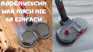 Wischaufsatz für Dyson  Bringe deinen Dyson das Bodenwischen bei [upl. by Aehsat]