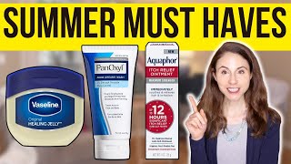 SUMMER SKIN CARE MUST HAVES  Dermatologist DrDrayzday [upl. by Adnohr608]