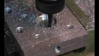 CNC milling  first aluminium test [upl. by Atteuqcaj]