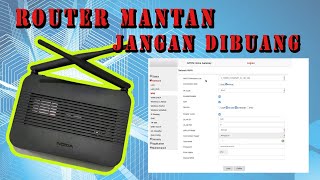 Review Dan Setting Access Point Router Bekas Indihome  Router Nokia G240W L [upl. by Mia]