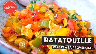 Ratatouille selber machen  Französisches Rezept mit Paprika amp Tomaten [upl. by Poland200]