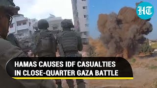 Israel Admits Casualties In HamasIDF CloseQuarter Battle In Gaza City  Details [upl. by Aikal340]