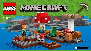 LEGO Instructions  Minecraft  21129  The Mushroom Island [upl. by Akener]