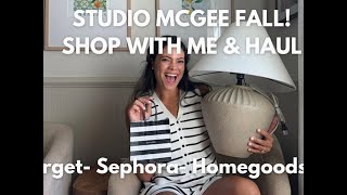 Target Fall Decor Launch Target amp Sephora Haul Homegoods shop with me [upl. by Pentheam]