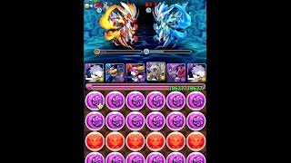 パズドラ 「伝説の航路 幻の双子龍」 落雷・キルア16倍PTノーコンクリア [upl. by Joette]