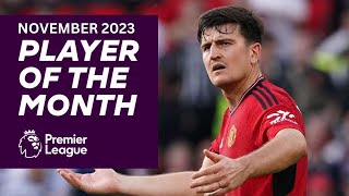 Harry Maguire Named Premier League Player of The Month [upl. by Euginom]