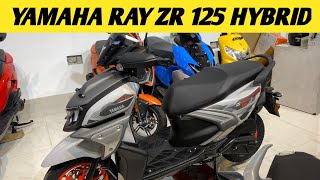 Yamaha Ray Zr 125 Hybrid Review  Price  Feature  Mileage  Performance [upl. by Oramlub]