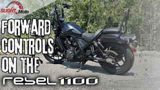 Honda Rebel 1100 CMX1100  De Pretto Forward Controls  Install [upl. by Frankhouse]