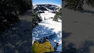 Afternoon line at Arapahoe Basin CO snow mountains [upl. by Elvah]