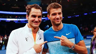 3 Times Roger Federer SCHOOLED quotBaby Federerquot Federer vs Dimitrov [upl. by Ueihtam]