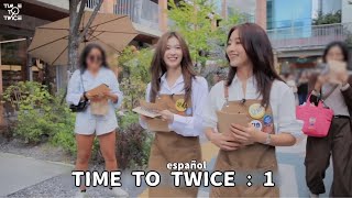 SUB ESPAÑOL TIME TO TWICE Trabajo a Medio Tiempo Las Trabajadoras TWICE EP01  Twice Reality [upl. by Silohcin]