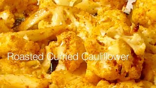 Roasted Curry Cauliflower [upl. by Erida]