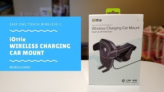 iOttie Wireless Charging Car Mount Unboxing and Review [upl. by Mureil802]