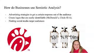 Carlie Bishop Semiotic Analysis of Media Presentation [upl. by Vashti134]