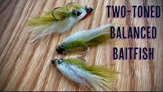 Best Balanced Fly Pattern TwoToned Baitfish [upl. by Airamanna]