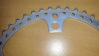 Sugino Super Mighty Chainwheel Chainring 50T Vintage [upl. by Miof Mela]