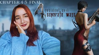 Resident Evil 4  Separate Ways  Müthiş Bir Final  Chapter 45 [upl. by Riocard]