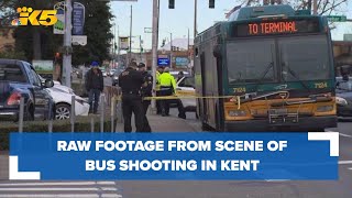 Scene of shooting on Metro bus in Kent on Feb 16 2024 [upl. by Genevieve635]