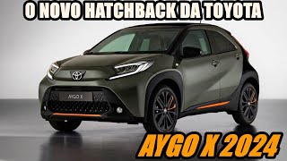 AYGO X  O NOVO HATCHBACK COMPACTO DA TOYOTA [upl. by Ahseinaj675]