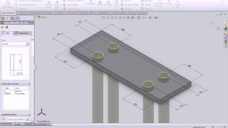 SolidWorks 25 Diseño de pieza mecánica para ensamble [upl. by Nerrual815]