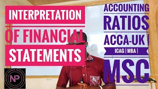 Interpretation of Financial Statements  ACCA  CFA  ICAG  Part 1 [upl. by Lubet]