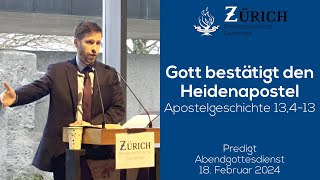 Gott bestätigt den Heidenapostel  Apostelgeschichte 13413 [upl. by Ridan]