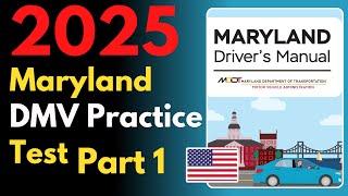 Maryland DMV Permit Practice Test  Part 1  USA DMV Permit Practice Test [upl. by Sixel818]