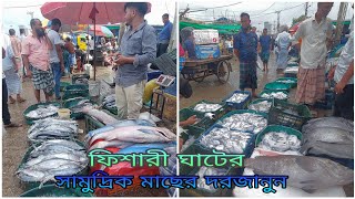 ফিশারী ঘাটে সামুদ্রিক মাছের দর জানুন। Fishery Ghat  Sea Fish  Chattogram [upl. by Hannan]